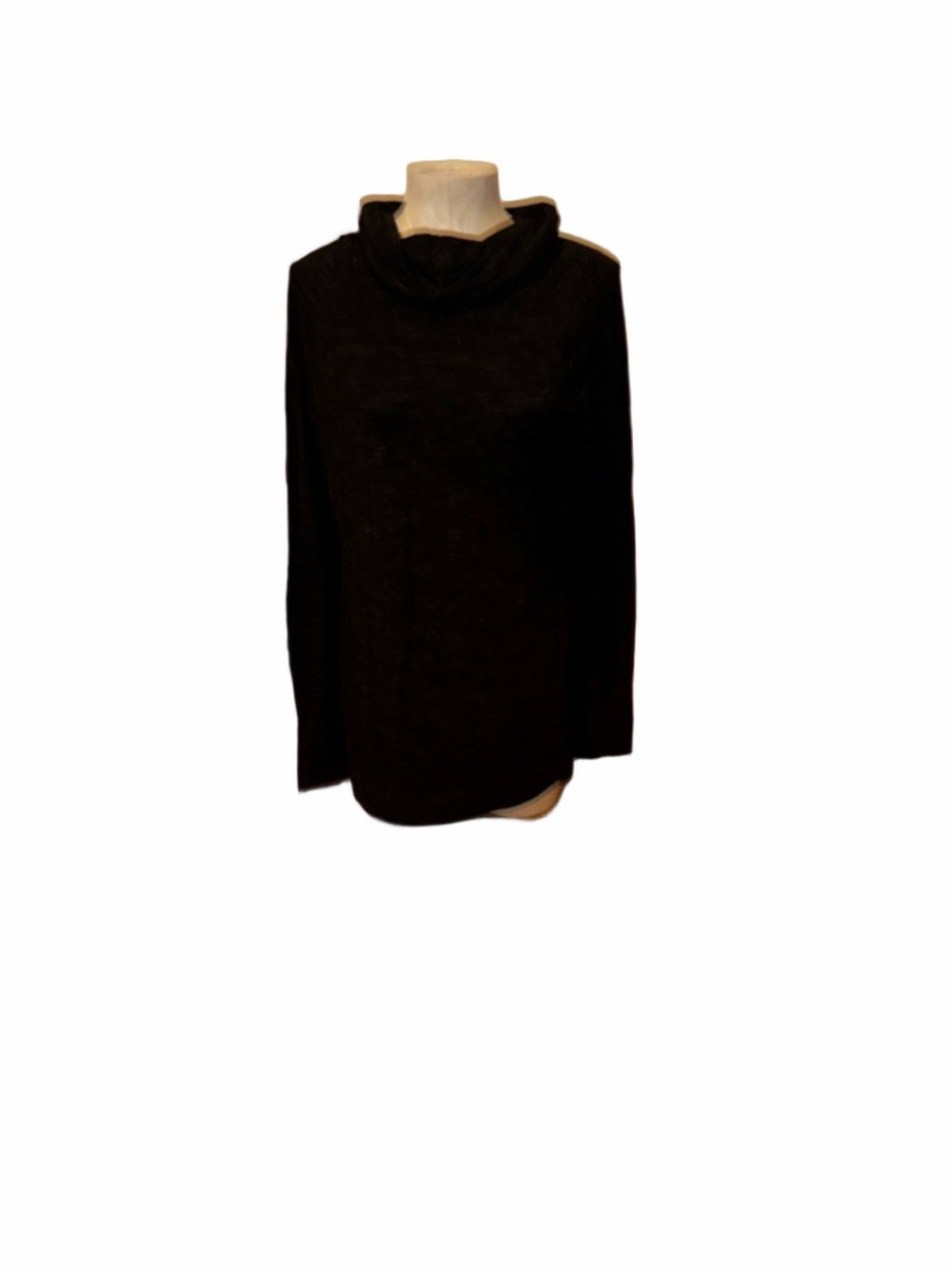 Cowl Neck Long Sleeve Large